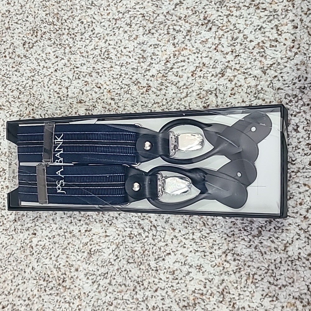 Navy Blue Suspenders